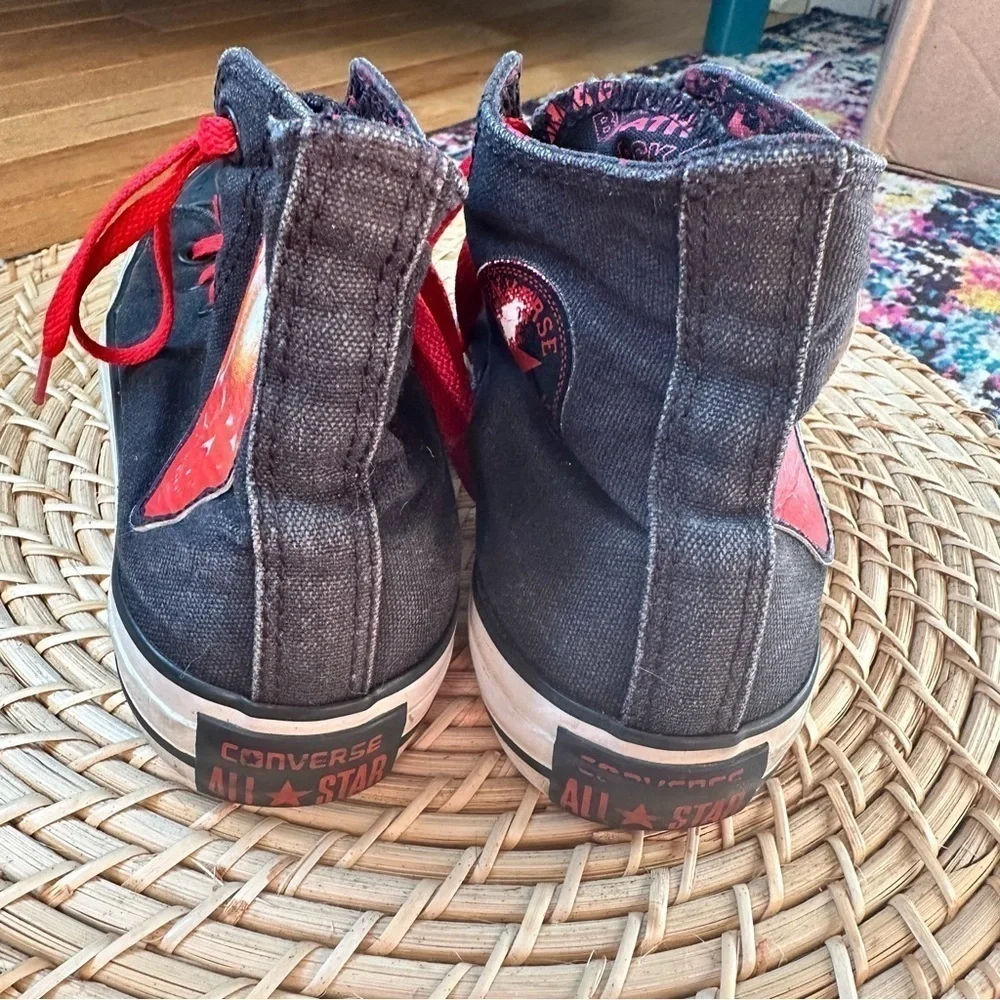 Converse Chuck Taylor Black Sabboth Bloody Sabboth High Top Sneakers - Picture 3 of 10